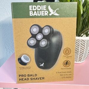 Eddie Bauer Black Pro Bald Head Shaver with LCD Display